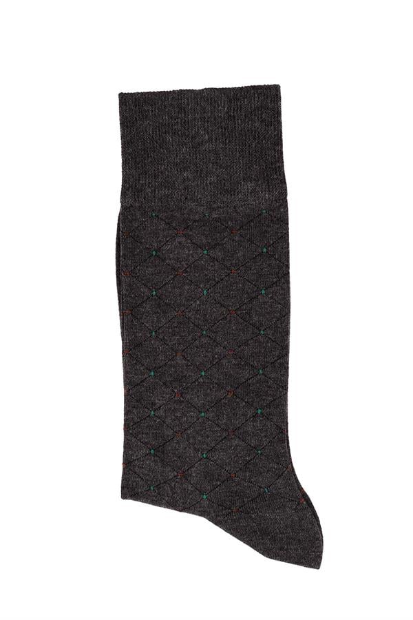 Erkek Antrasit Soket Modal Çorap 5122