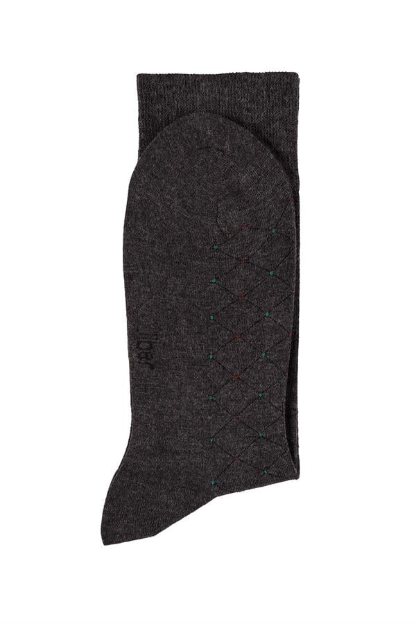 Erkek Antrasit Soket Modal Çorap 5122