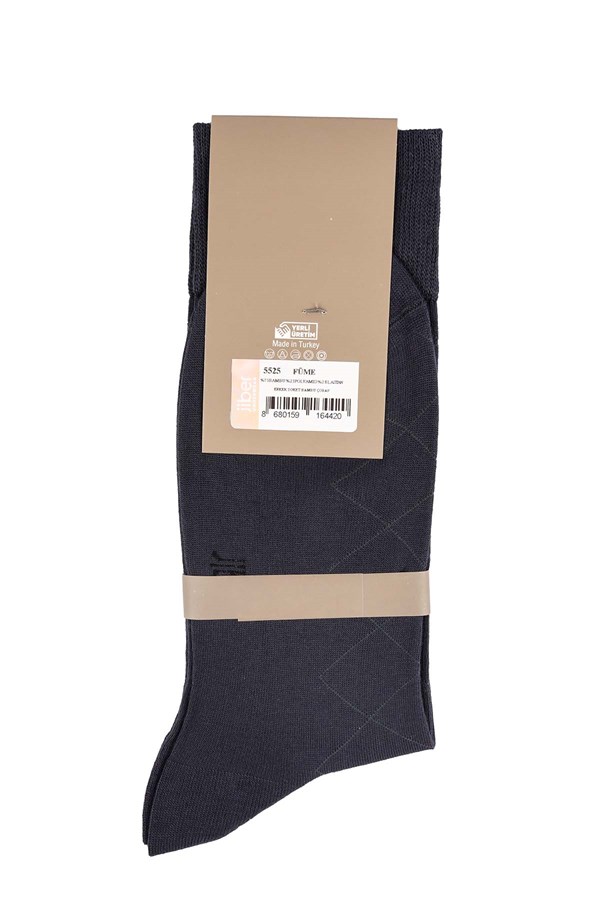 Erkek Bambu Füme Soket Çorap 5525