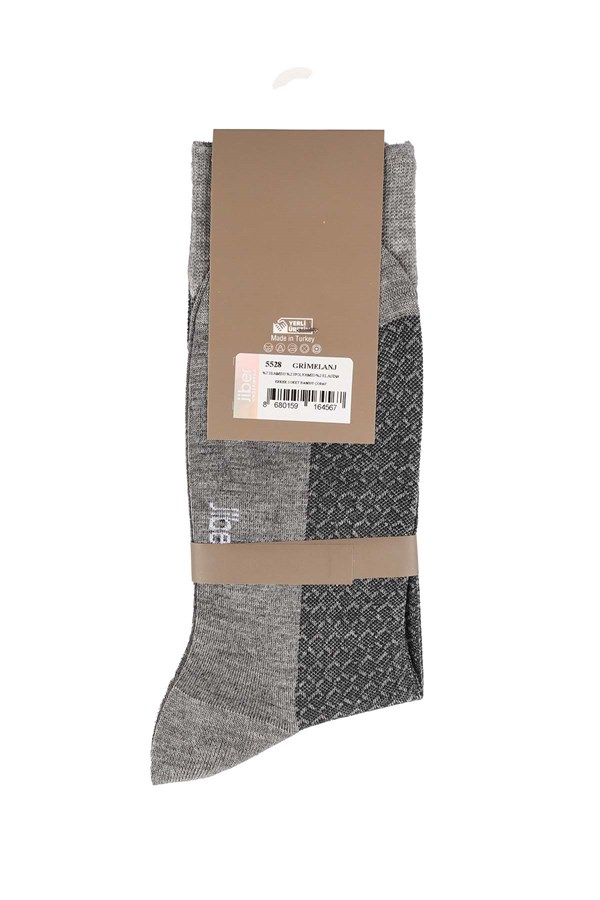 Erkek Bambu Grimelanj Soket Çorap 5528