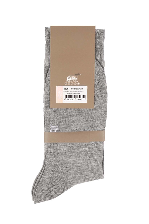 Erkek Bambu Grimelanj Soket Çorap 5529