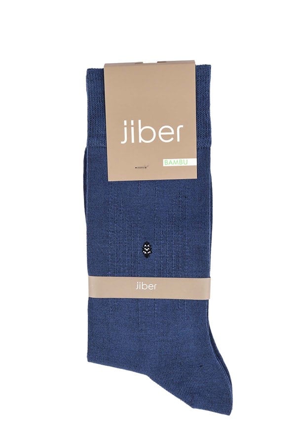 Erkek Bambu İndigo Soket Çorap 5527