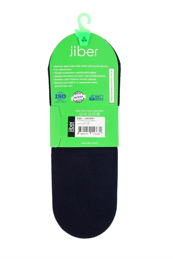 Erkek Bambu Lacivert Babet Çorap 7000
