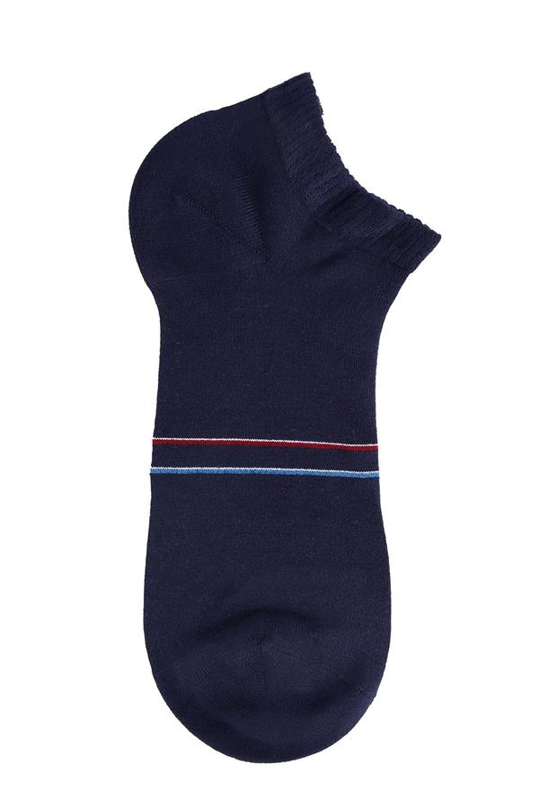 Erkek Bambu Lacivert Patik Çorap 6764