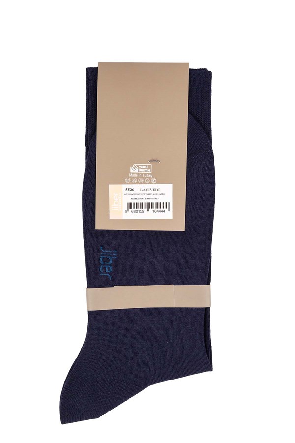 Erkek Bambu Lacivert Soket Çorap 5526