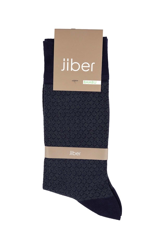 Erkek Bambu Lacivert Soket Çorap 5528