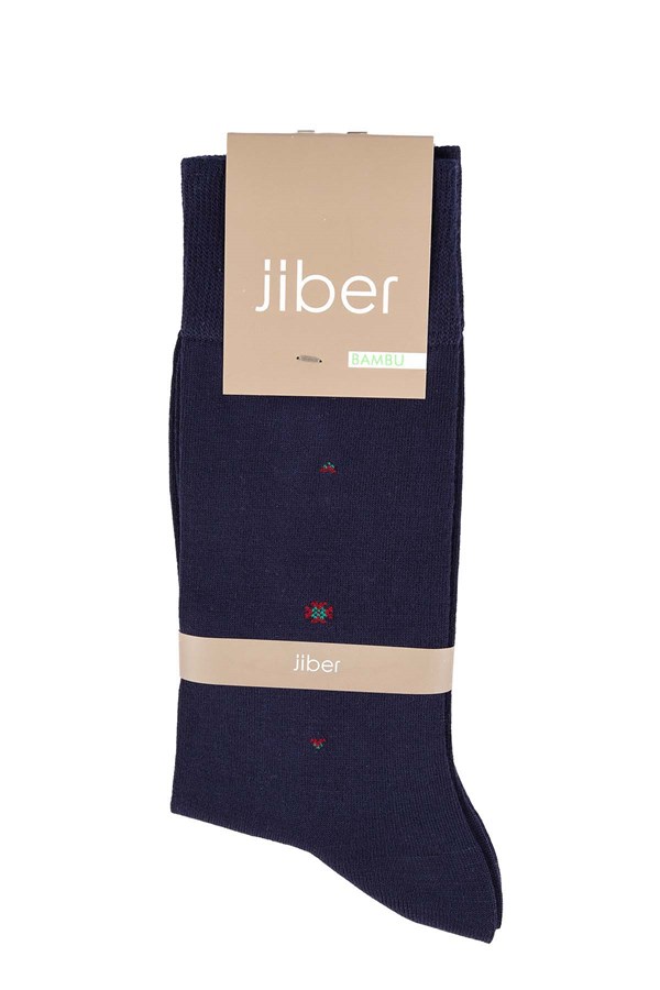 Erkek Bambu Lacivert Soket Çorap 5529