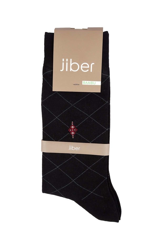 Erkek Bambu Siyah Soket Çorap 5525
