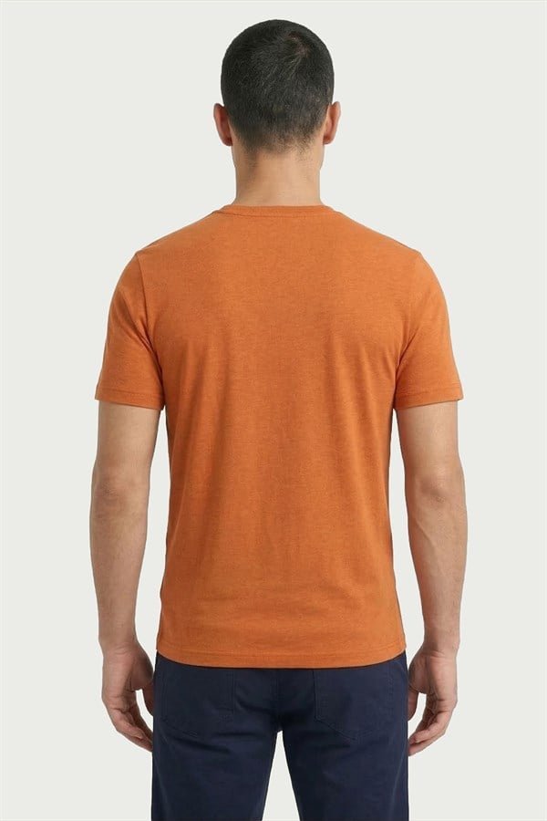 Erkek Bambu Turuncu T-Shirt