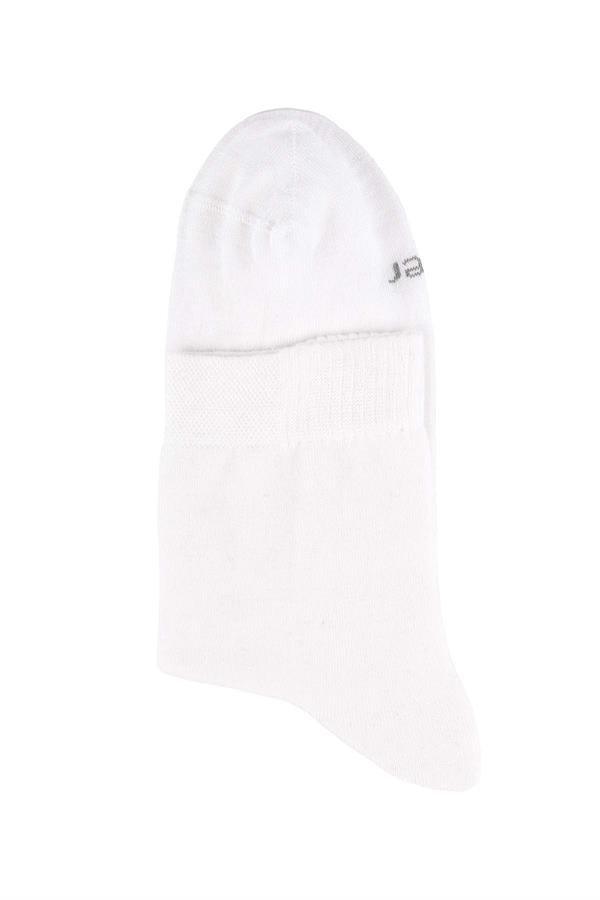 Erkek Bambu Yarım Konç Çorap 6451 BEYAZ  JBR6451.000001