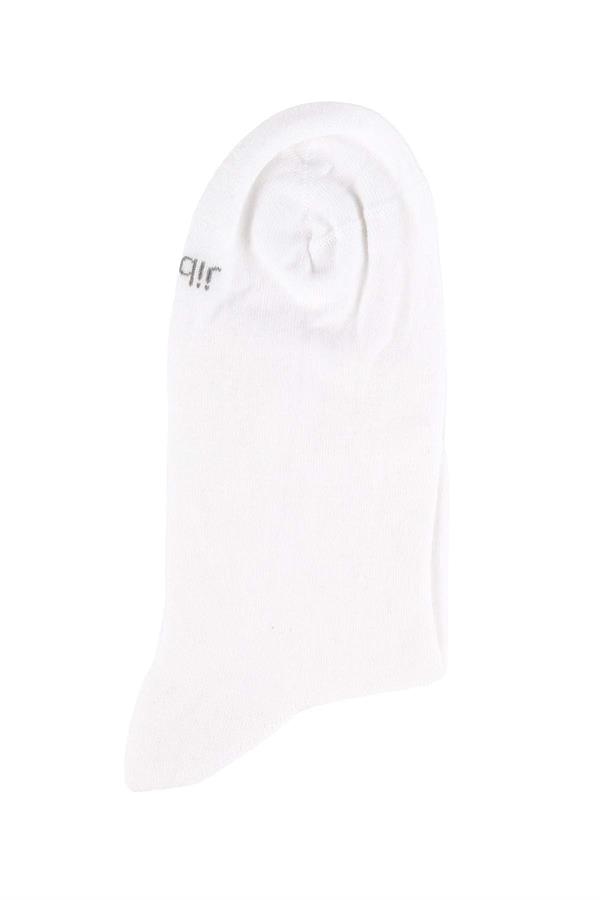 Erkek Bambu Yarım Konç Çorap 6451 BEYAZ  JBR6451.000001