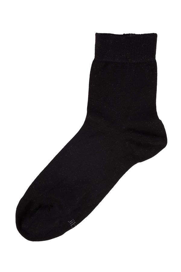 Erkek Bambu Yarım Konç Çorap 6451 SİYAH  JBR6451.000001