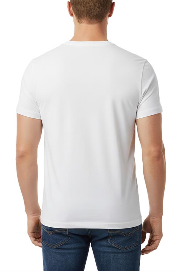 Erkek Bambu T-Shirt 334 BEYAZ  JBR334.0000001