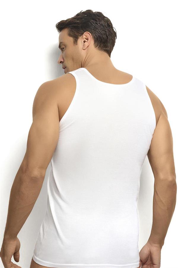 Erkek Beyaz Modal Pamuklu Atlet 158