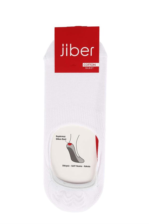 Erkek Beyaz Pamuklu Babet Çorap 7099