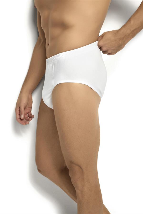 Beyaz Slip 6lı Külot 107