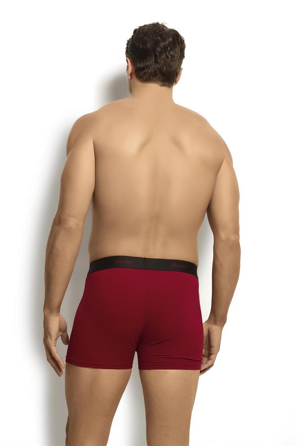 Erkek Bordo Modal Pamuklu Boxer 321