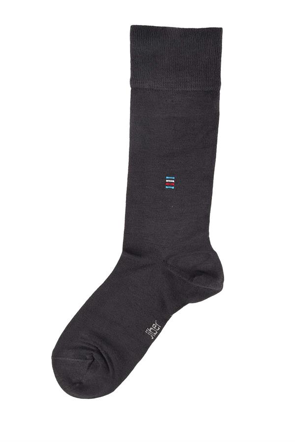 Erkek Füme Bambu Uzun Çorap 5519