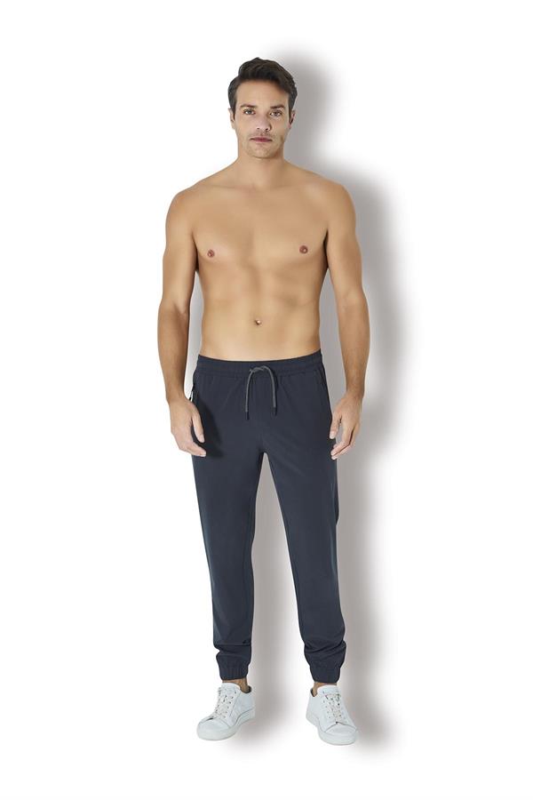 Erkek Dokuma Lastikli Eşofman Altı 2046 Füme  JBR2046.000001