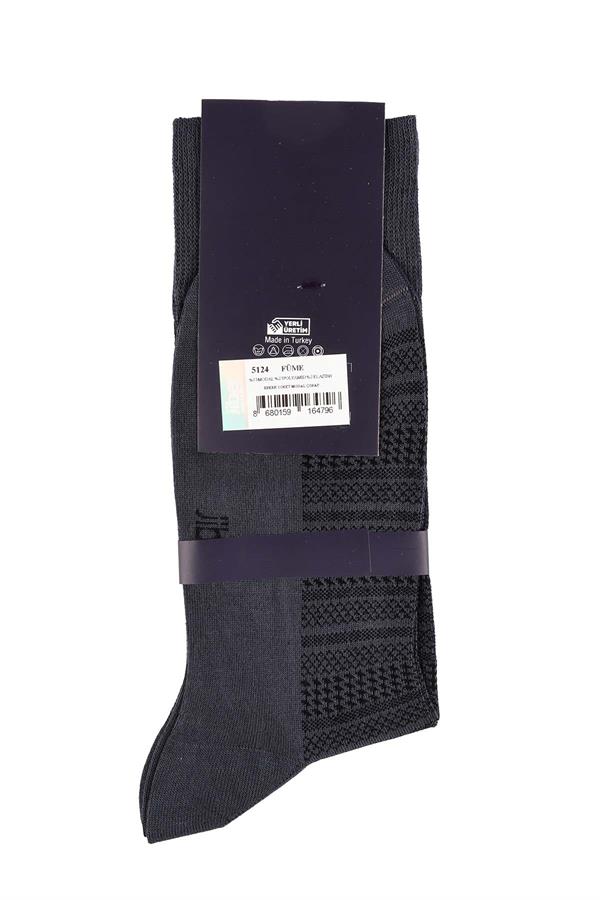 Erkek Füme Soket Modal Çorap 5124