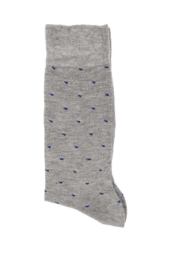Erkek Gri Modal Uzun Çorap 5120