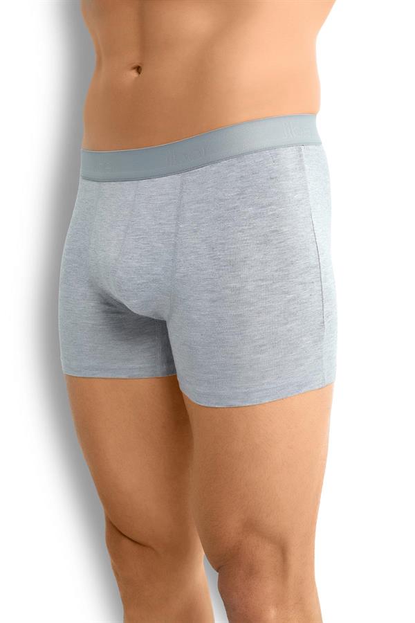 Erkek Gri Viskoz Likralı Boxer 153