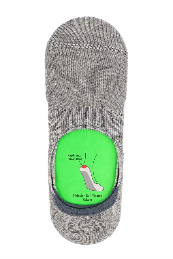 Erkek Grimelanj Bambu Babet Çorap 7001