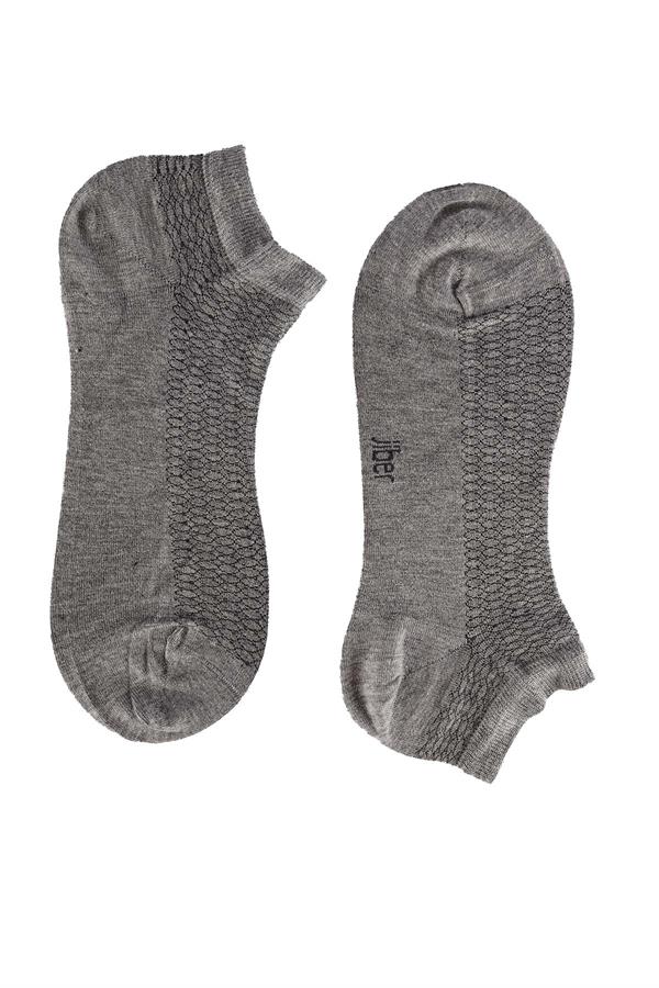 Erkek Grimelanj Bambu Patik Çorap 6758