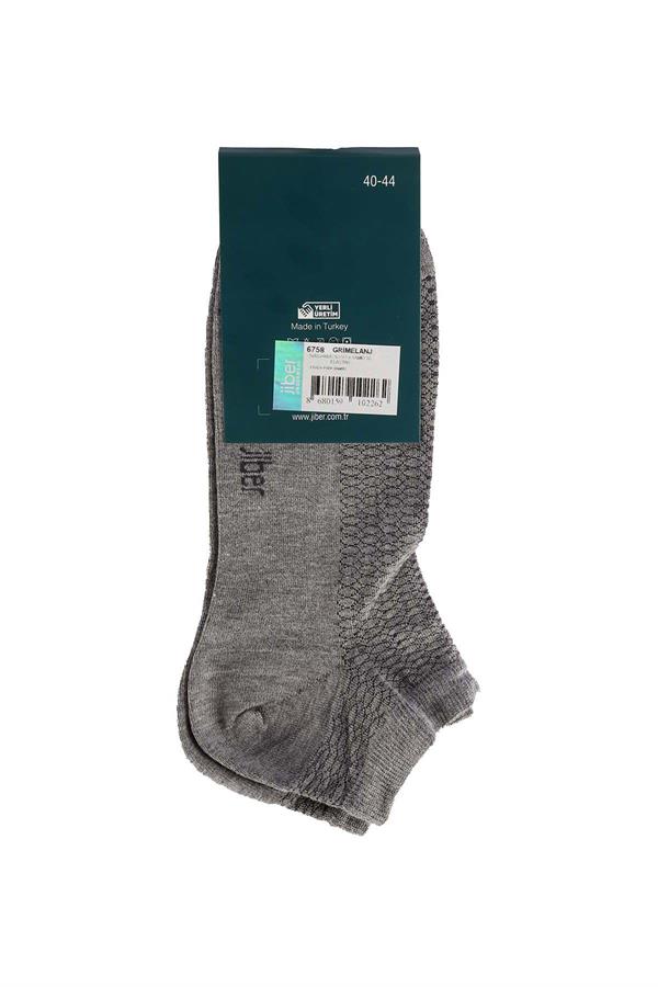 Erkek Grimelanj Bambu Patik Çorap 6758