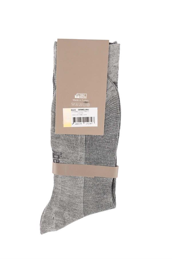 Erkek Grimelanj Bambu Uzun Çorap 5523