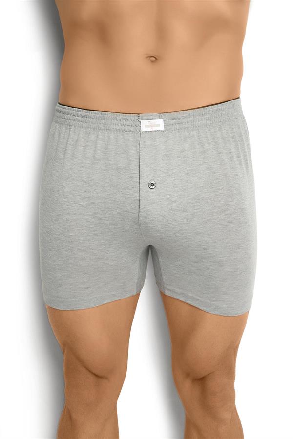 Mens Grey Melange Cotton Towel Waistband Boxer – Pack of 6 – Model 127