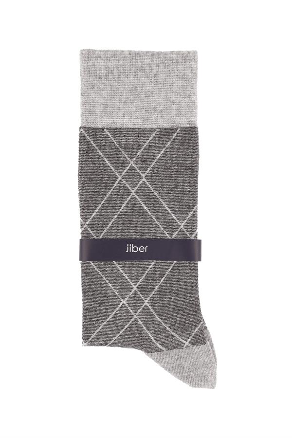 Erkek Modal Likralı Soket Çorap 5221 GRİMELANJ  JBR5221.000001