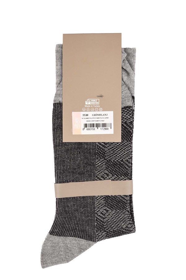 Erkek Grimelanj Soket Bambu Çorap 5530
