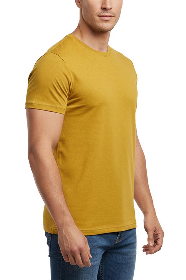 Erkek Bambu T-Shirt 334 Hardal  JBR334.0000001