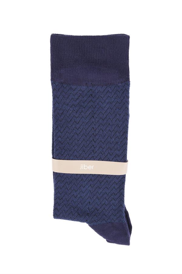 Erkek Bambu Likralı Soket Çorap 5619 İndigo  JBR5619.000001