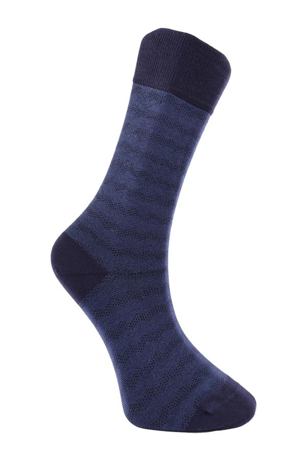 Erkek Bambu Likralı Soket Çorap 5621 İndigo  JBR5621.000001