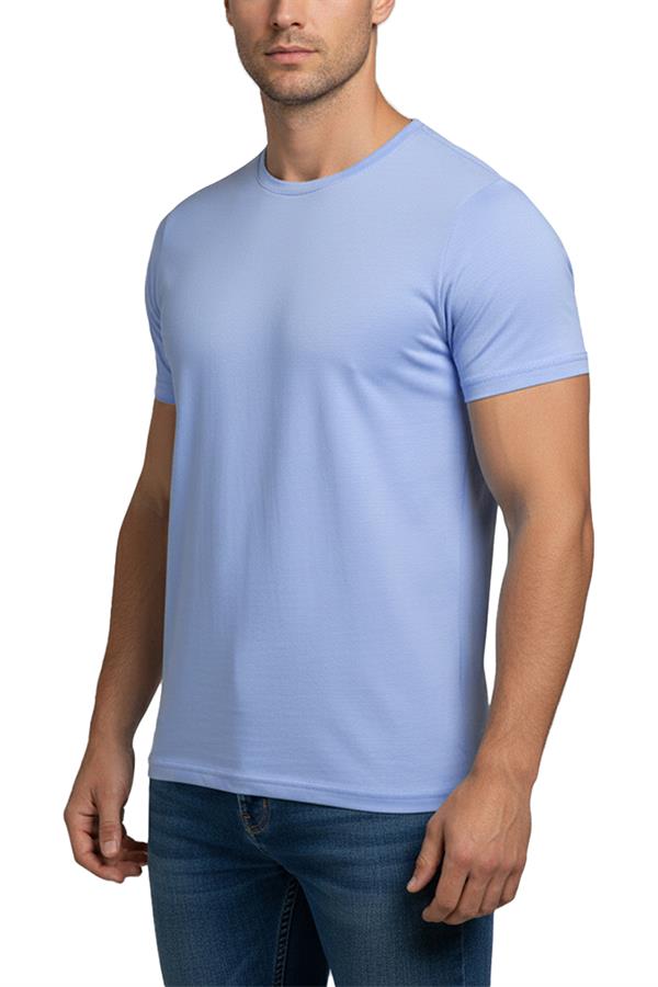 Erkek Bambu T-Shirt 334 İndigo  JBR334.0000001