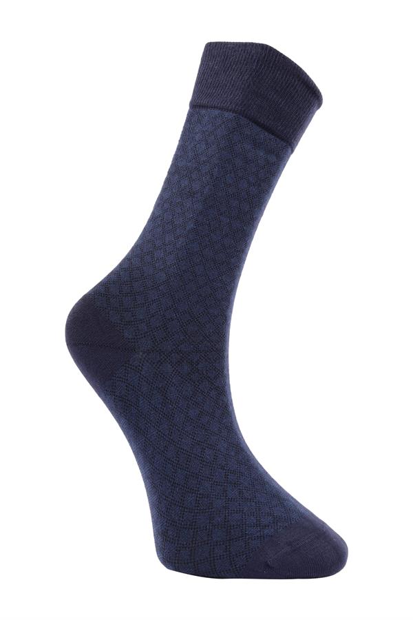 Erkek Modal Likralı Soket Çorap 5220 İndigo  JBR5220.000001