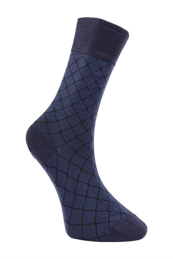 Erkek Likralı Modal Soket Çorap 5219 İndigo  JBR5219.000001