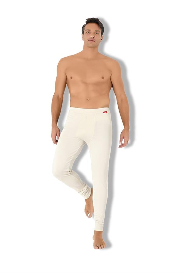 Erkek Isıtıcılı Termal İçlik Alt Ekru 174