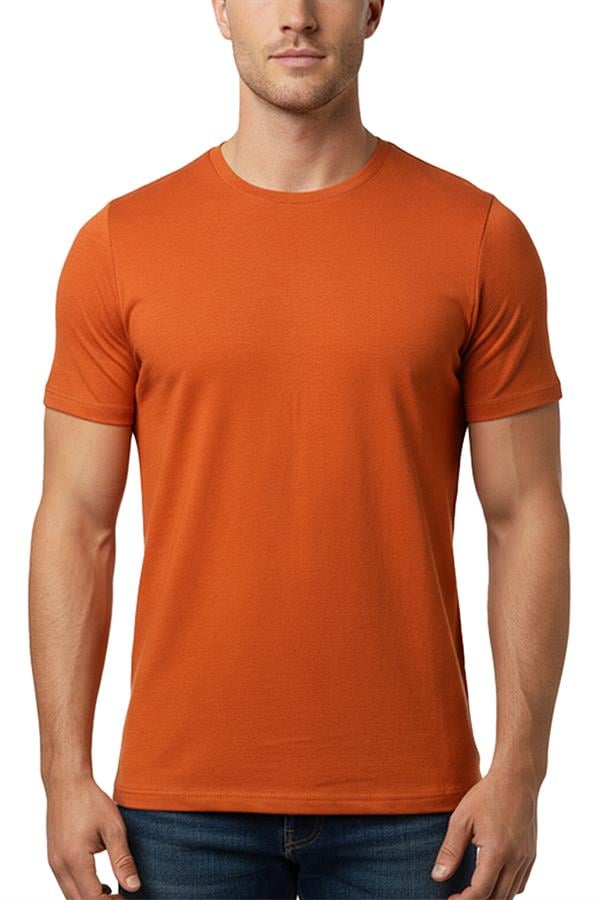 Erkek Bambu T-Shirt 334 Kiremit  JBR334.0000001