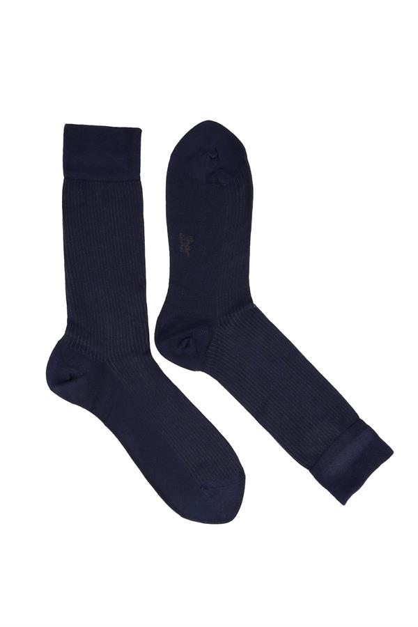 Erkek Lacivert Bambu Çorap 5505