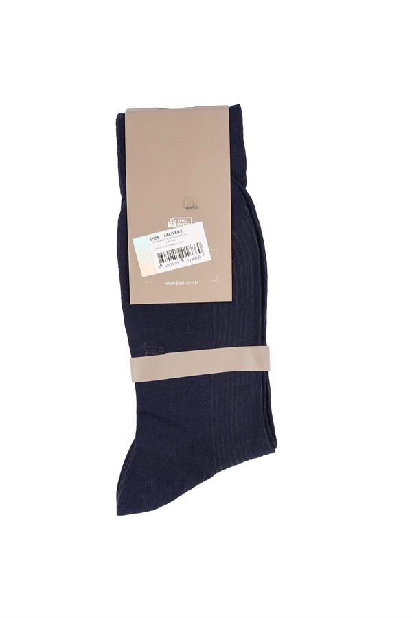 Erkek Lacivert Bambu Çorap 5505