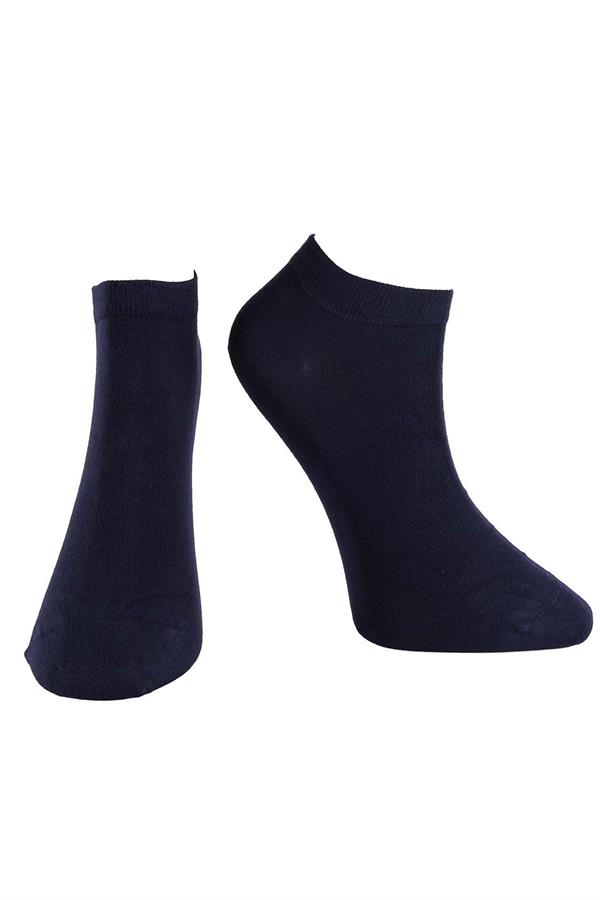 Erkek Lacivert Bambu  Patik Çorap 6750