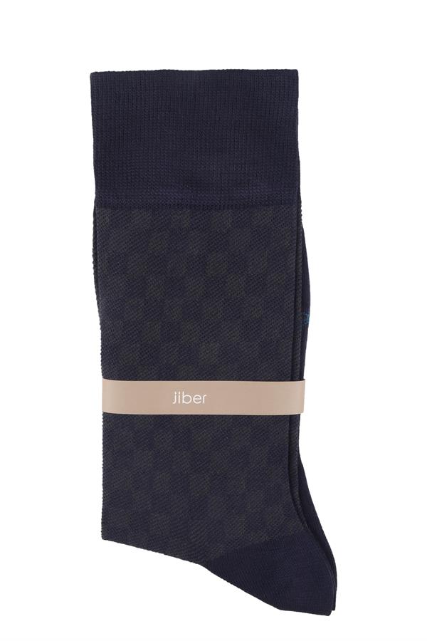 Erkek Lacivert Bambu Soket Çorap 5532