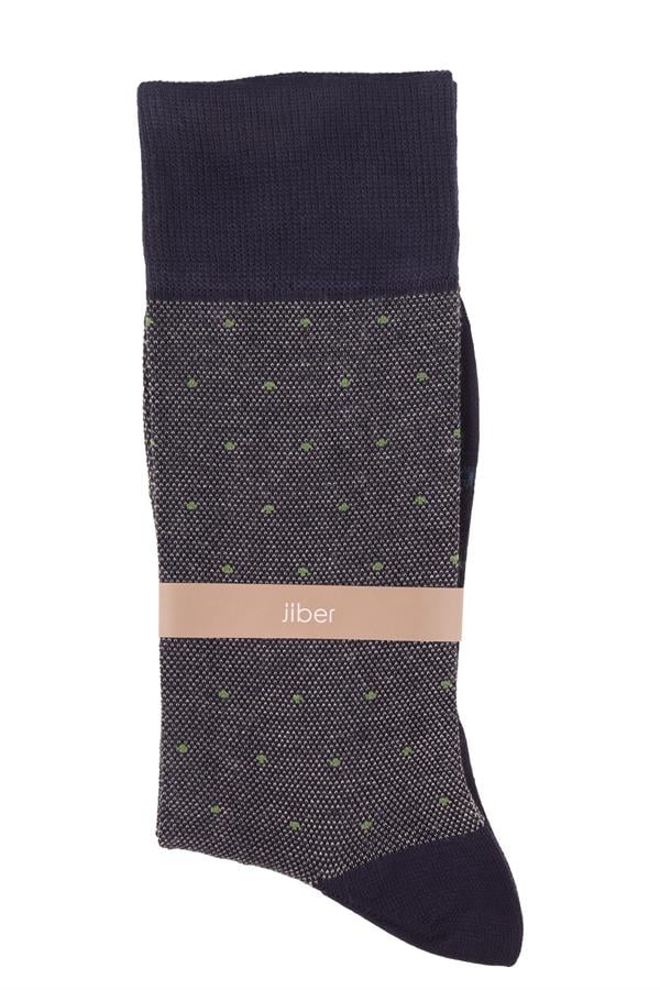 Erkek Lacivert Bambu Soket Çorap 5535