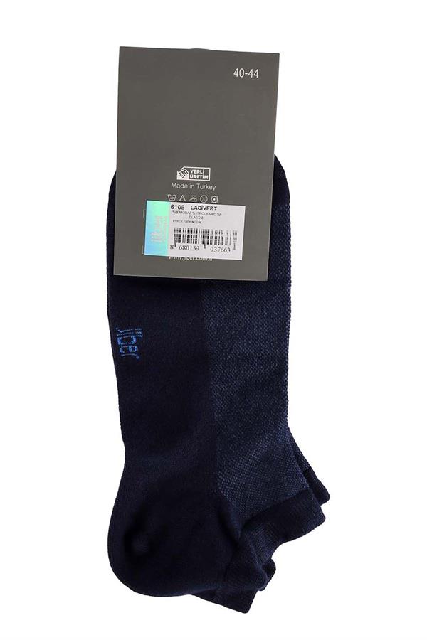 Erkek Lacivert Modal Patik Çorap 6105