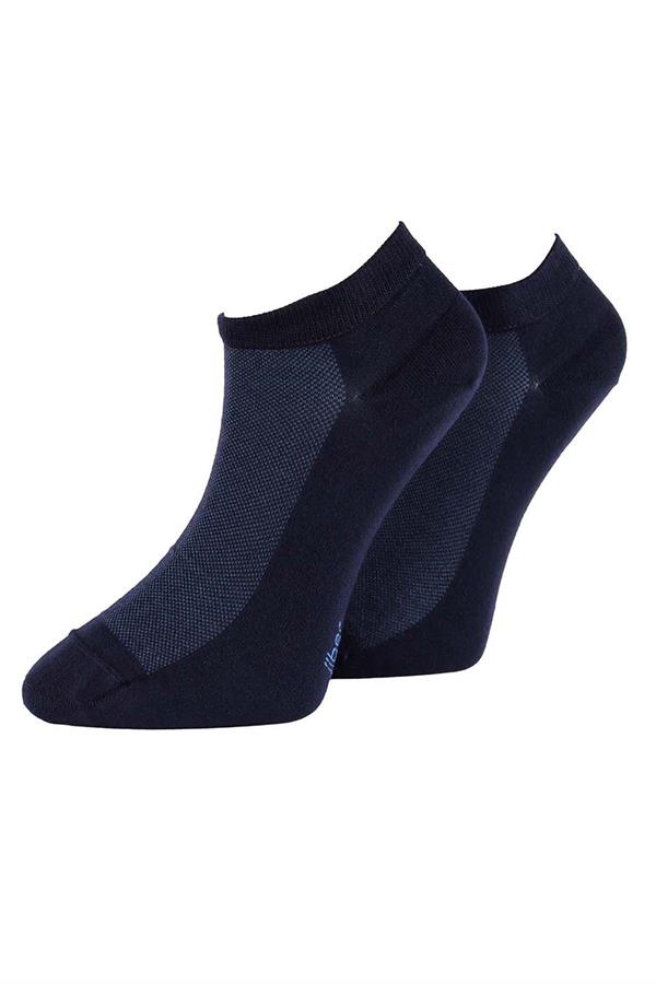 Erkek Lacivert Modal Patik Çorap 6105