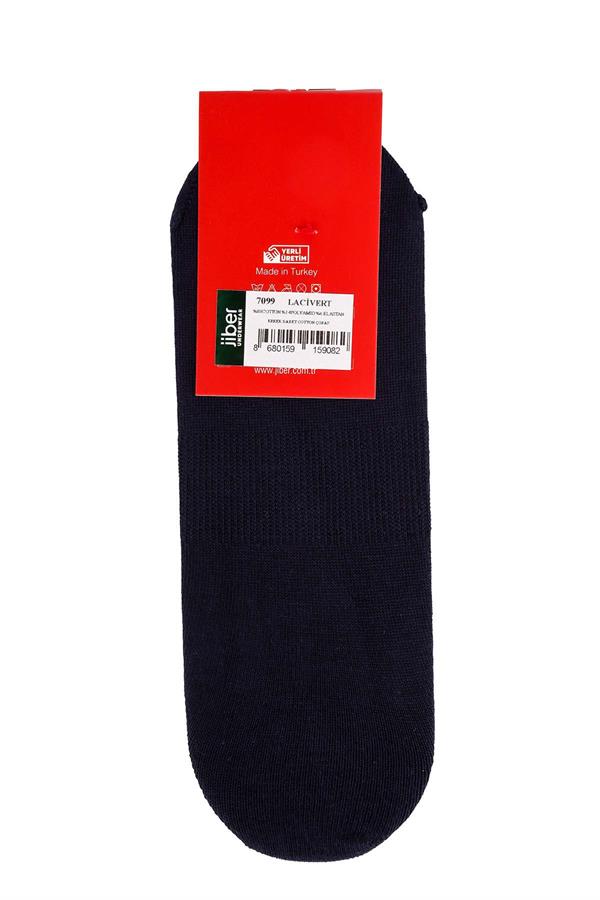 Erkek Lacivert Pamuklu Babet Çorap 7099