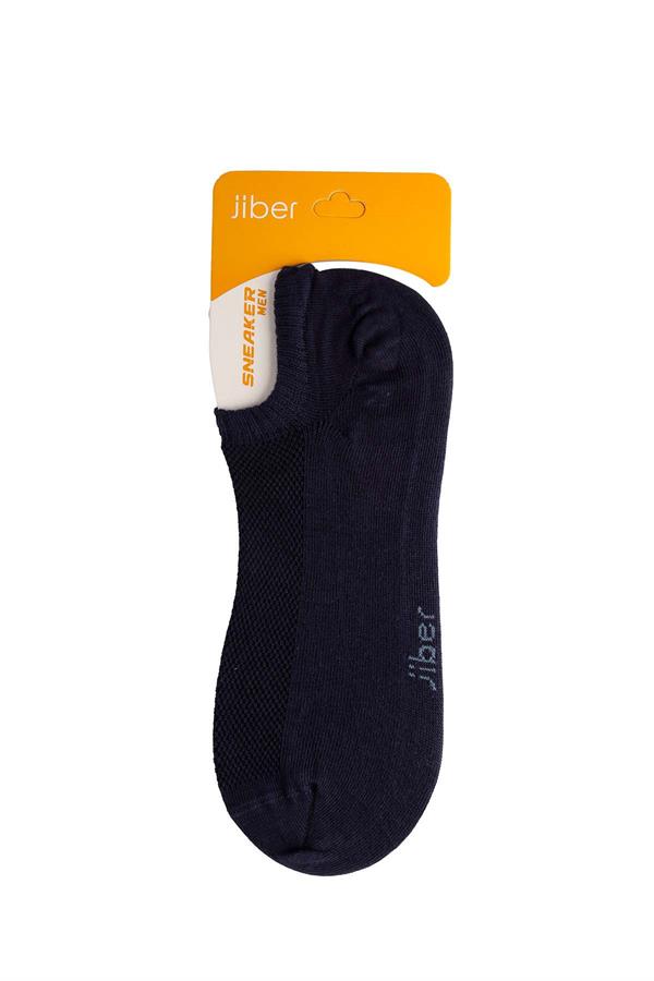 Erkek Lacivert Pamuklu  Sneaker Çorap 7701